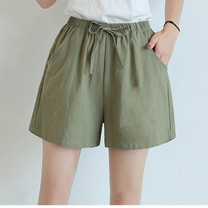 Hot Casual Cotton&Linen Shorts for Women