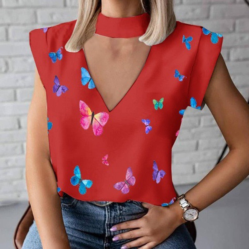 Aesthetic Prints Blouses for Women