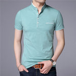 Load image into Gallery viewer, Men&#39;s Straight Collar Polo Short Sleeve T-Shirt
