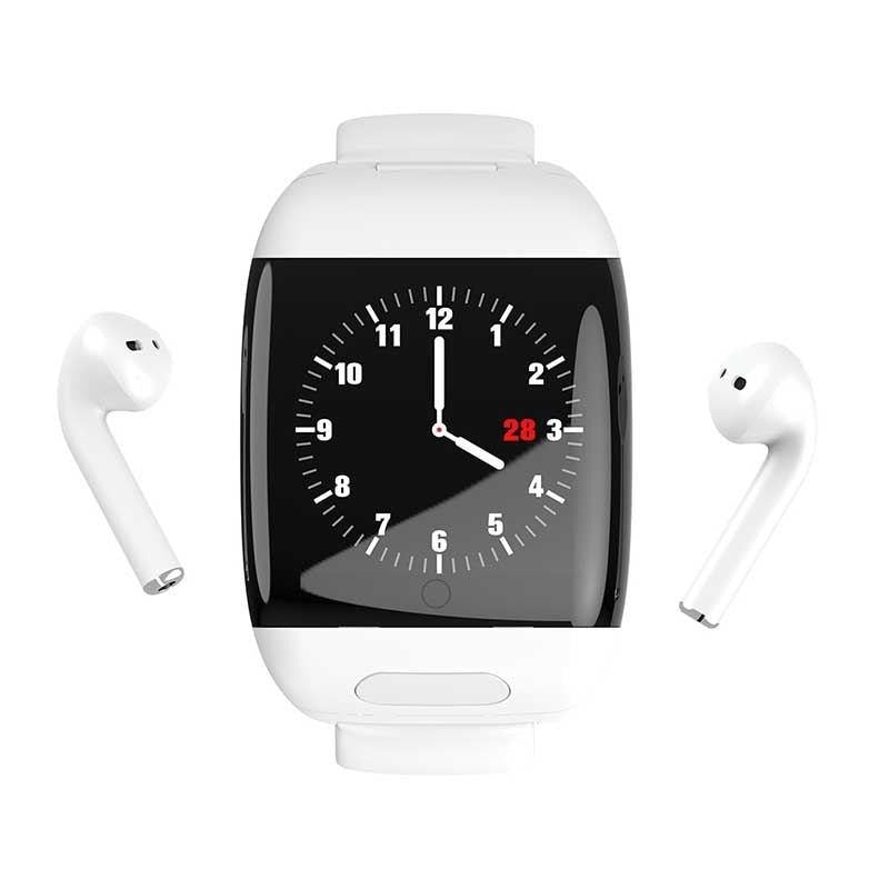 Smart Watch With Bluetooth Wireless Earphone Smart Wristband Men Women