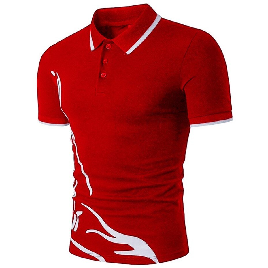 Summer Fashion Polo Shirts - Men's High Quality Short Sleeve T-Shirt