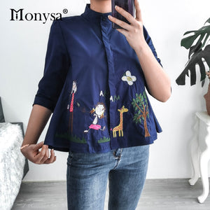 Classy Embroidery Shirt/Blouse for Women