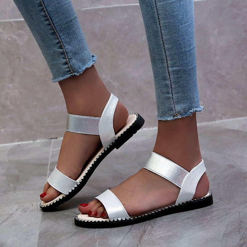 Summer Women Elastic Band Sandals