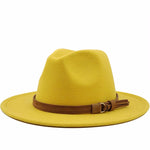 Load image into Gallery viewer, Leather Strap Fedora Hat - Gentlemen&#39;s Hat
