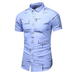 Load image into Gallery viewer, Fashionable Short Sleeve Men&#39;s Shirt
