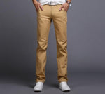 Load image into Gallery viewer, Slim Fit Chinos Fashion Trousers - Men&#39;s Pants
