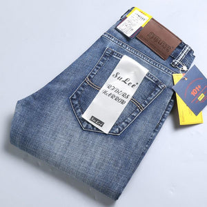 Casual Relaxed Denims - Men's Straight Jeans