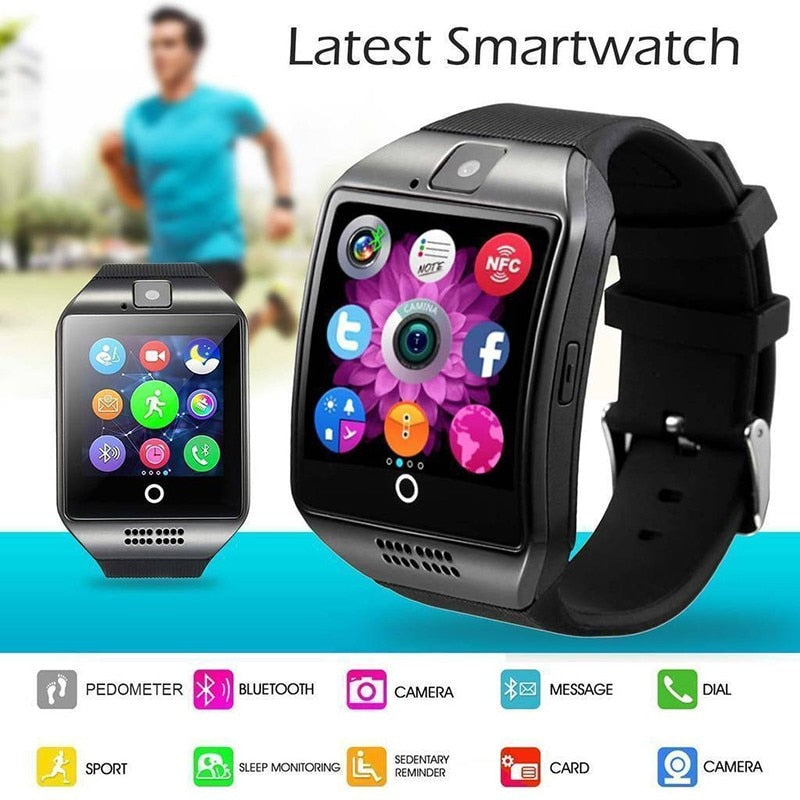 Bluetooth Smart Watch with Camera & SIM TF Card Slot