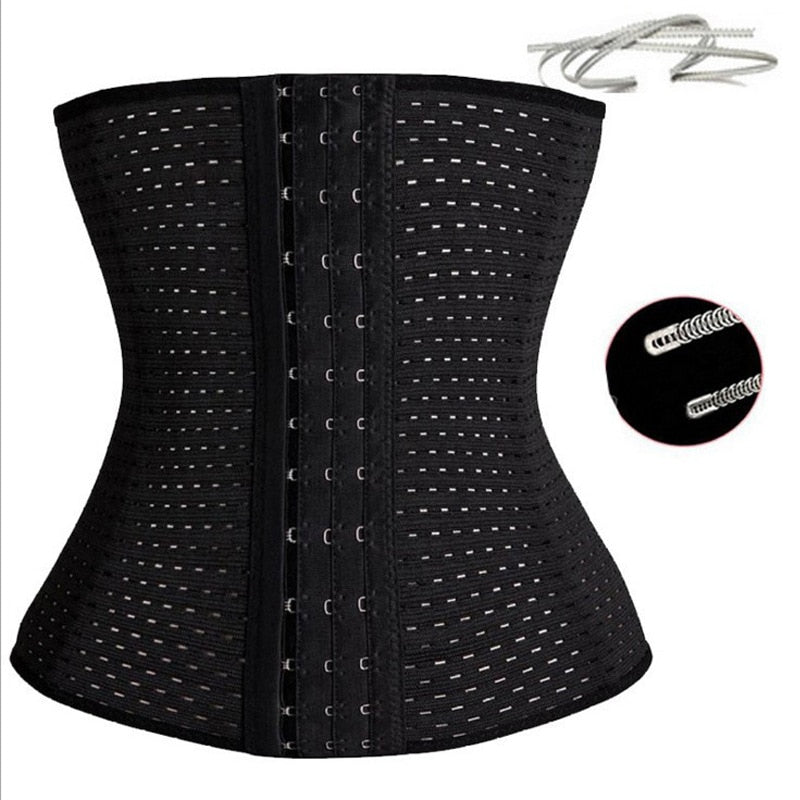 Lady's Corset Shaper - Front Buckle Breasted Cincher