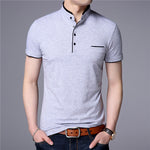 Load image into Gallery viewer, Men&#39;s Straight Collar Polo Short Sleeve T-Shirt
