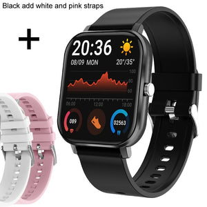 Elegant BT Smart Watch Men Women w/ Blood Pressure Heart Rate Monitor Fitness Tracker