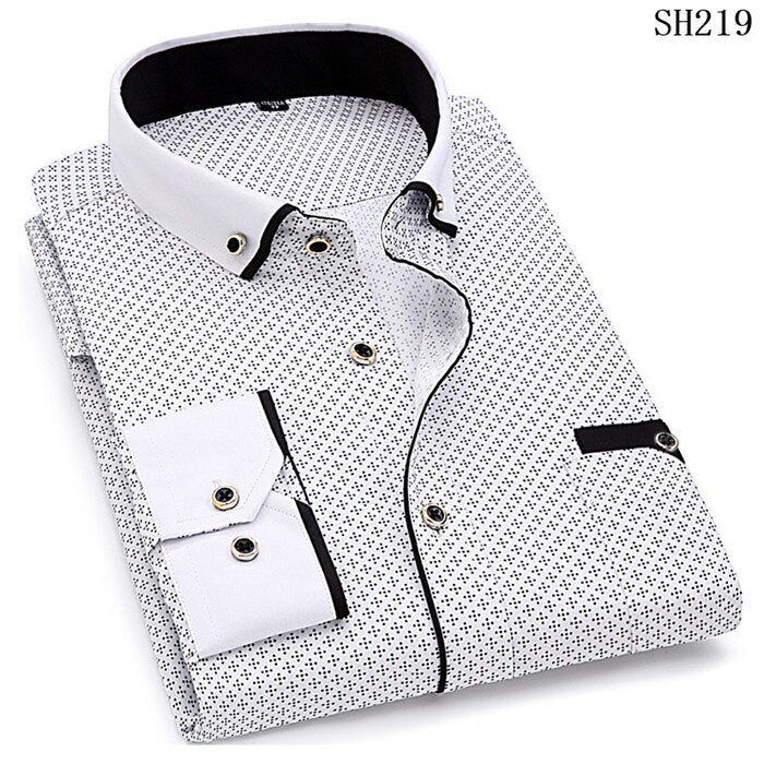 Men's Long Sleeve Slim Fit Shirt