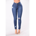 Load image into Gallery viewer, Ripped Denim Pants - Women&#39;s Shredded Jeans
