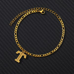 Load image into Gallery viewer, Gold Plated Initial Letter (A-Z) Anklets For Women
