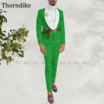 Load image into Gallery viewer, Stylish Asymmetrical Men&#39;s Custom Made Suit
