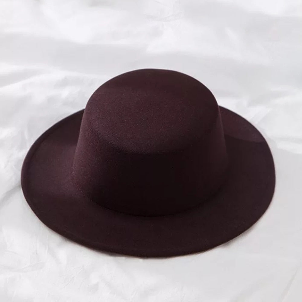 Blend Fedora with Wide Brim - Men's Hat