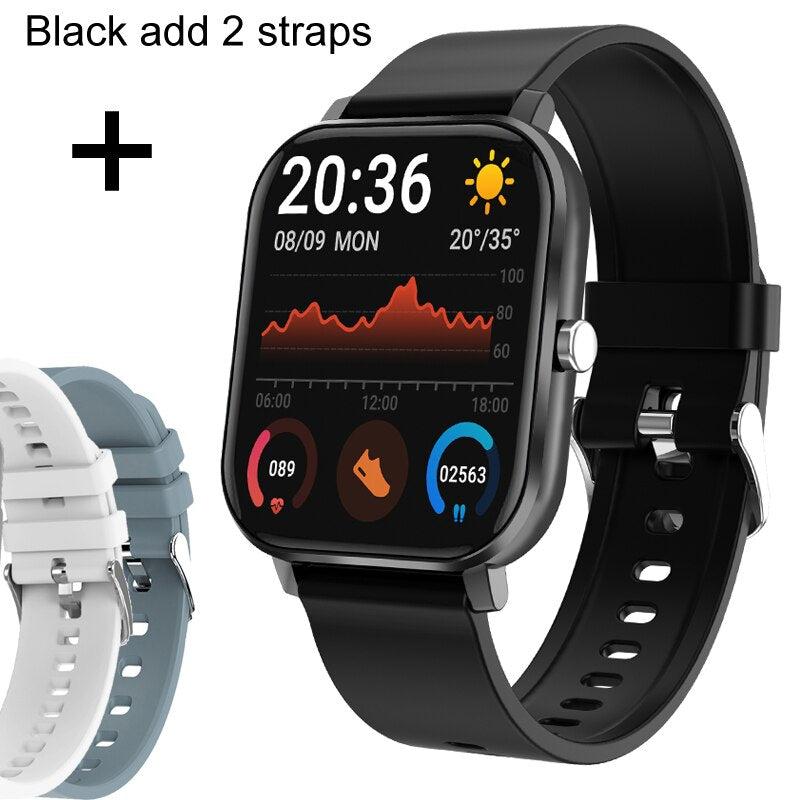 Elegant BT Smart Watch Men Women w/ Blood Pressure Heart Rate Monitor Fitness Tracker