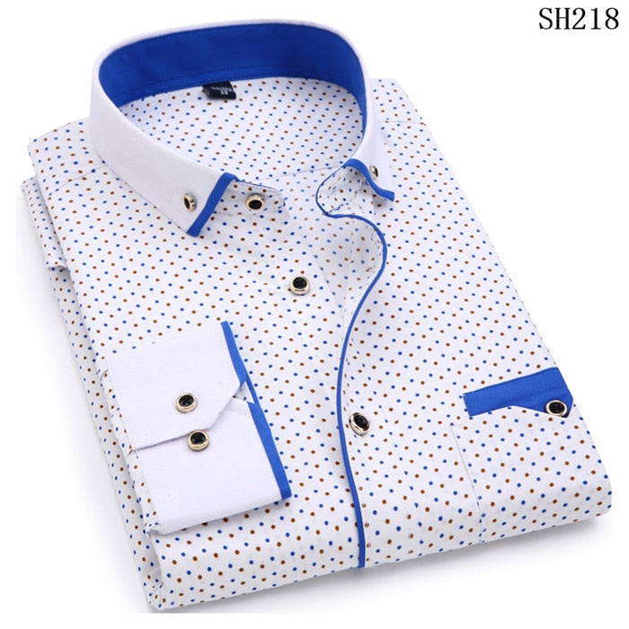 Men's Long Sleeve Slim Fit Shirt