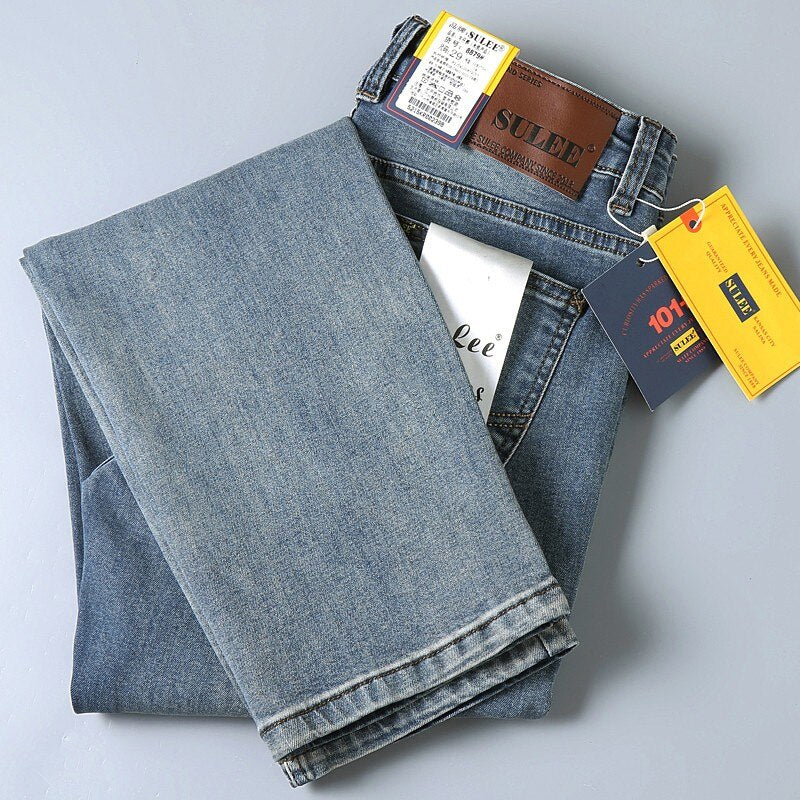 Casual Relaxed Denims - Men's Straight Jeans