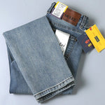 Load image into Gallery viewer, Casual Relaxed Denims - Men&#39;s Straight Jeans
