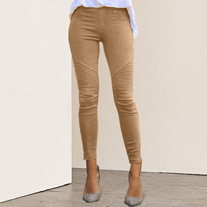 High Waist Slim Fit Pants for Women