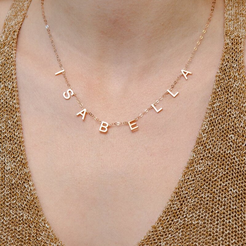 "VOTE" Women Necklace - Customized Letters/Name Necklace