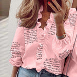 Load image into Gallery viewer, Elegant Ruffle Blouse - Women&#39;s Fashion Shirts
