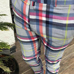 Load image into Gallery viewer, Stylish Plaid Skinny Pants - Men&#39;s Slim Fit Dress Pants
