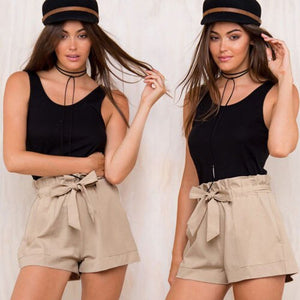 Elegant Women's Bow-tie Shorts