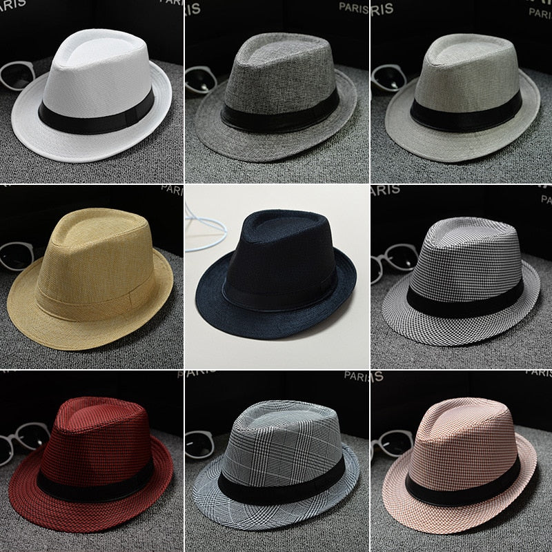 Men's Elegant Jazz Felt Fedora Hat