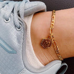 Load image into Gallery viewer, A-Z Name Initial Letter Anklet For Women Gold Plated Stainless Steel Anklet
