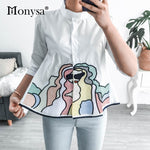 Load image into Gallery viewer, Classy Embroidery Shirt/Blouse for Women
