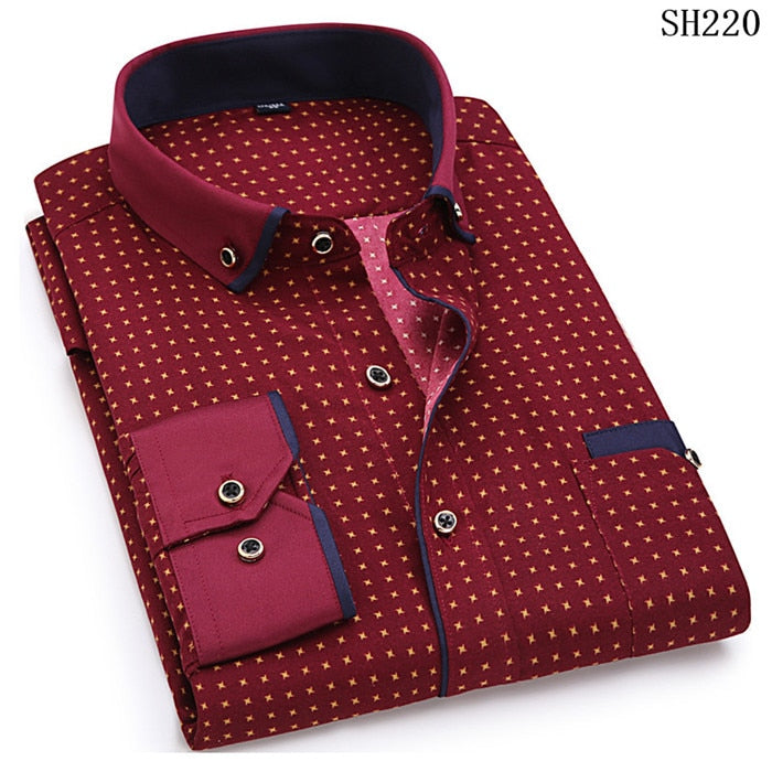 Men's Long Sleeve Slim Fit Shirt