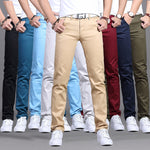 Load image into Gallery viewer, Slim Fit Chinos Fashion Trousers - Men&#39;s Pants
