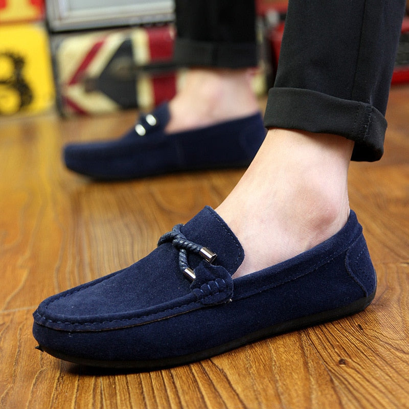 NEW Men's Loafers - Comfortable Flat Casual Shoes w/ Soft Leather