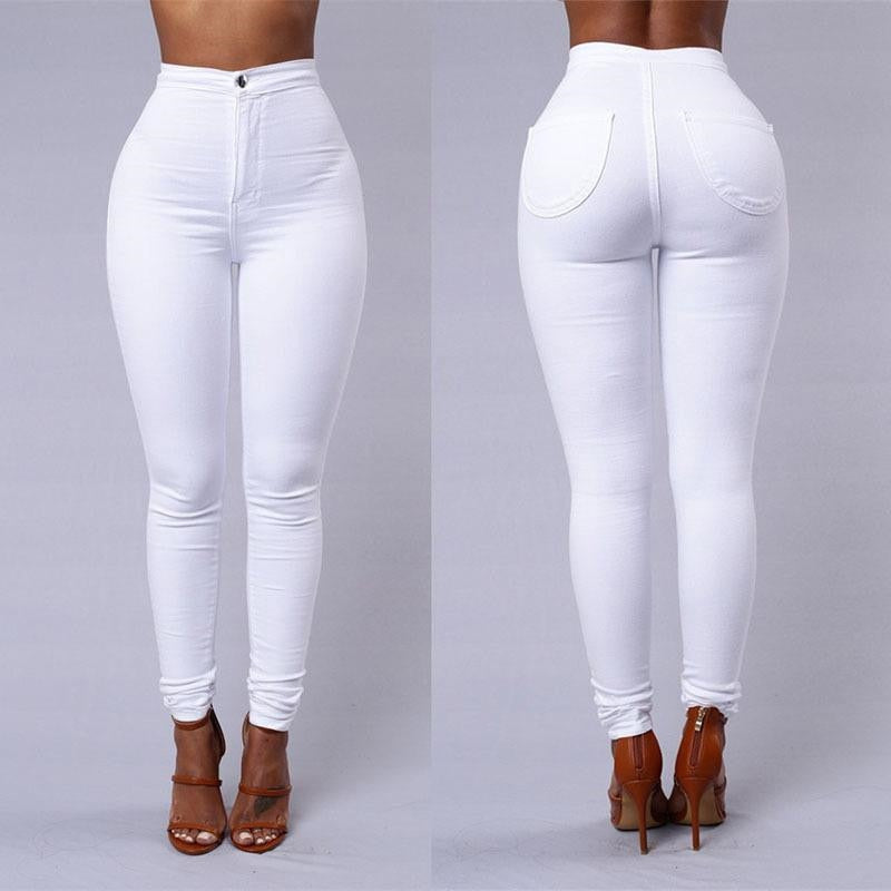 Elegant Women's Pants - Slim Fit and High Waist