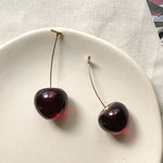 Load image into Gallery viewer, Cute Red Cherry Earrings
