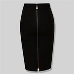 Load image into Gallery viewer, Zipper Formal Pencil Skirt for Women
