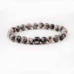 Load image into Gallery viewer, Men Cylinder Hematite Bracelets - Classic Natural Stone Beads Bracelets
