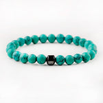 Load image into Gallery viewer, Men Cylinder Hematite Bracelets - Classic Natural Stone Beads Bracelets
