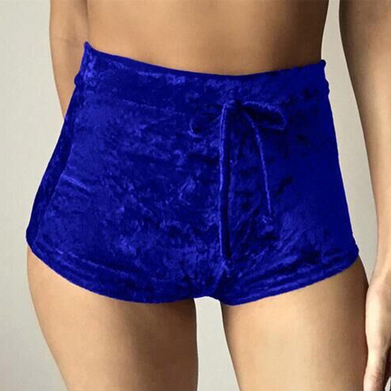 Velvet Bum Shorts For Women