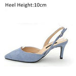 Load image into Gallery viewer, Pointed Toe Ankle Strap Heels
