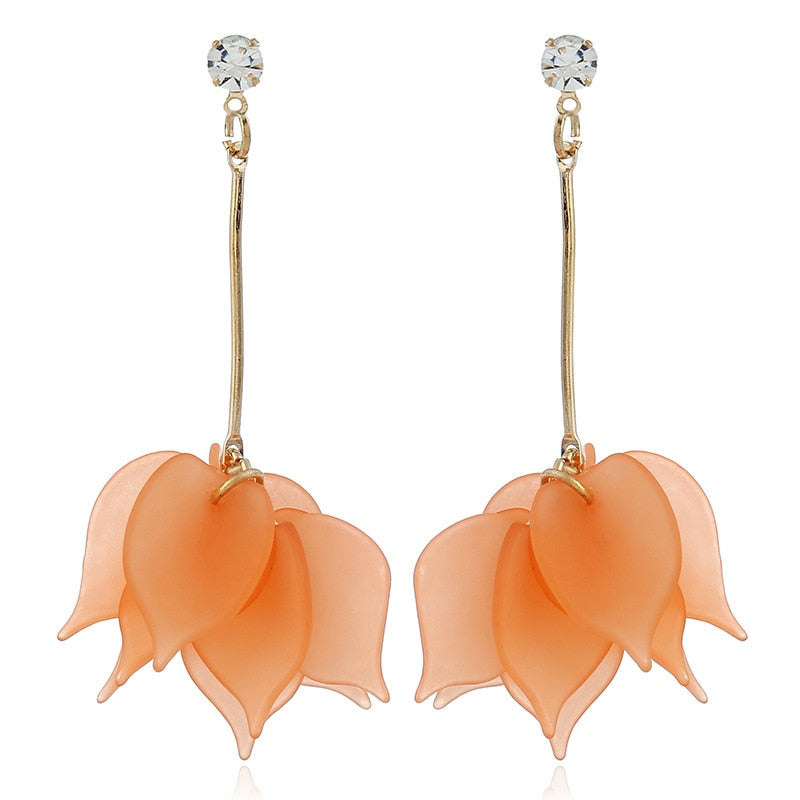 New Flower Women Earrings - Fashion Long Hanging Earrings