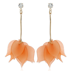 New Flower Women Earrings - Fashion Long Hanging Earrings