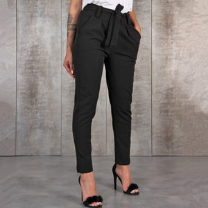 Casual Slim Fit Chiffon Pants For Women