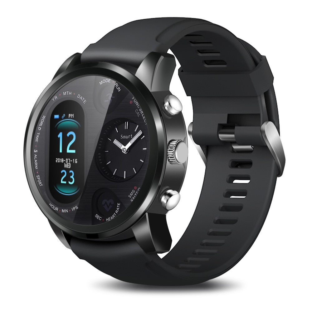 Dual Display Smart Watch Men IP68 Waterproof for Android and iOS