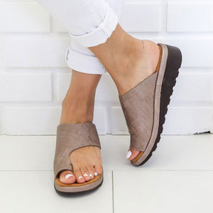 Simple & Classic Flat Sole Slip-on Sandals