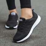 Load image into Gallery viewer, Casual Lace-up Walking Trainers - Women&#39;s Sneakers
