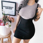 Load image into Gallery viewer, Bodycon Shoulder Straps Skirt - Women&#39;s Suspender Skirt
