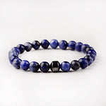 Load image into Gallery viewer, Men Cylinder Hematite Bracelets - Classic Natural Stone Beads Bracelets
